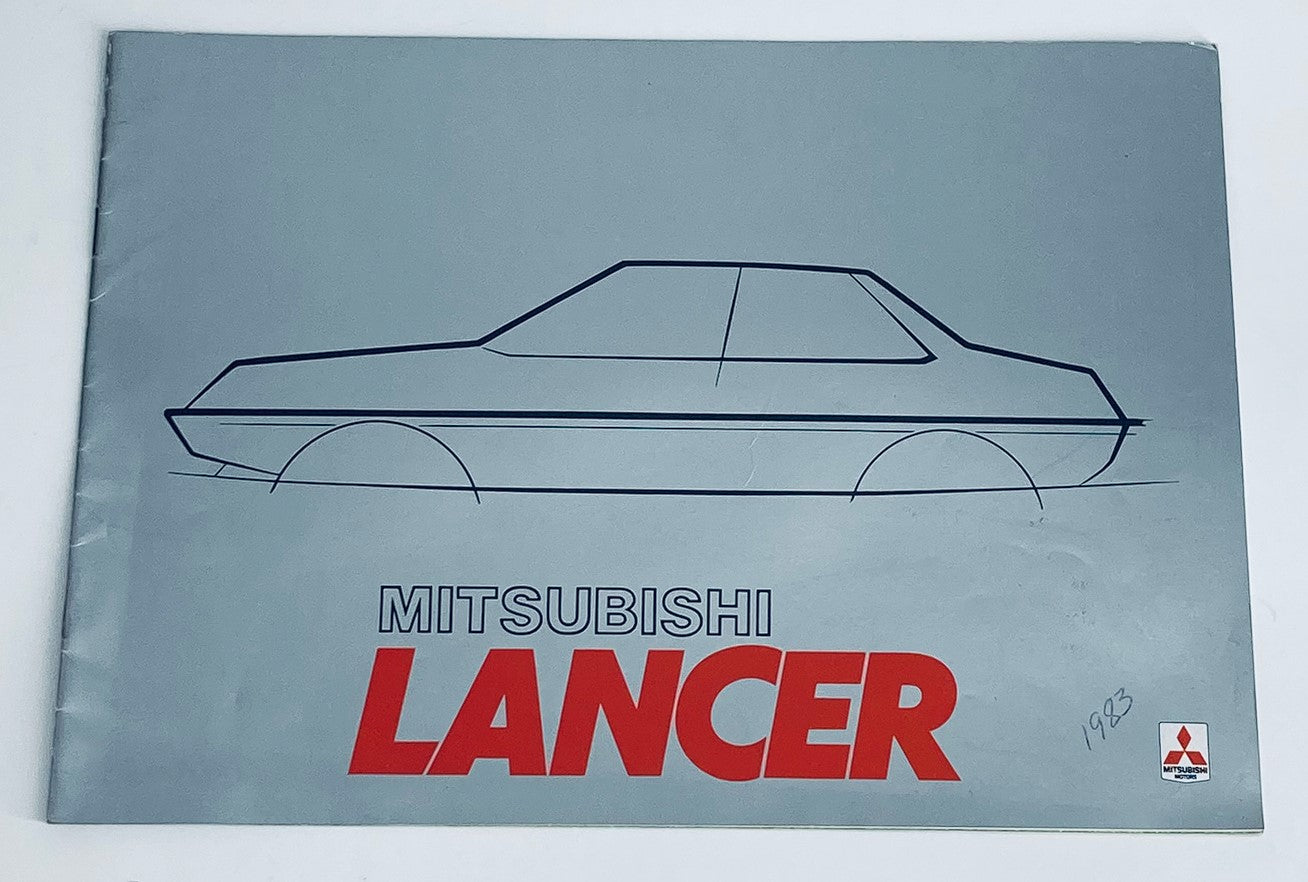 1983 Mitsubishi Lancer Dealer Showroom Sales Brochure Guide Catalog