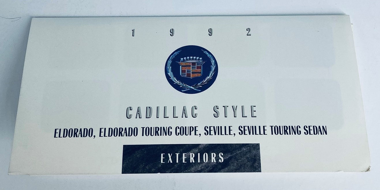 1992 Cadillac Seville Exterior Dealer Showroom Sales Brochure Guide Catalog