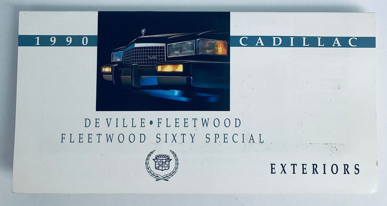 1990 Cadillac Deville Exterior Dealer Showroom Sales Brochure Guide Catalog