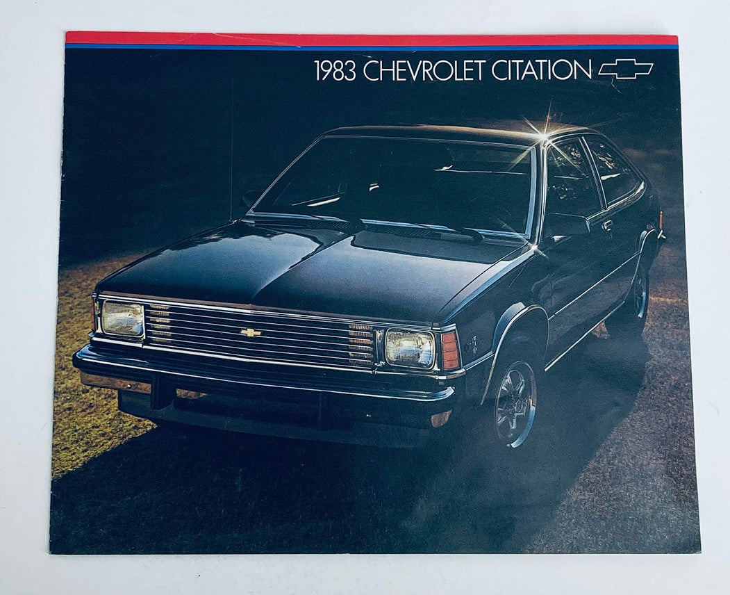 1983 Chevrolet Citation Dealer Showroom Sales Brochure Guide Catalog