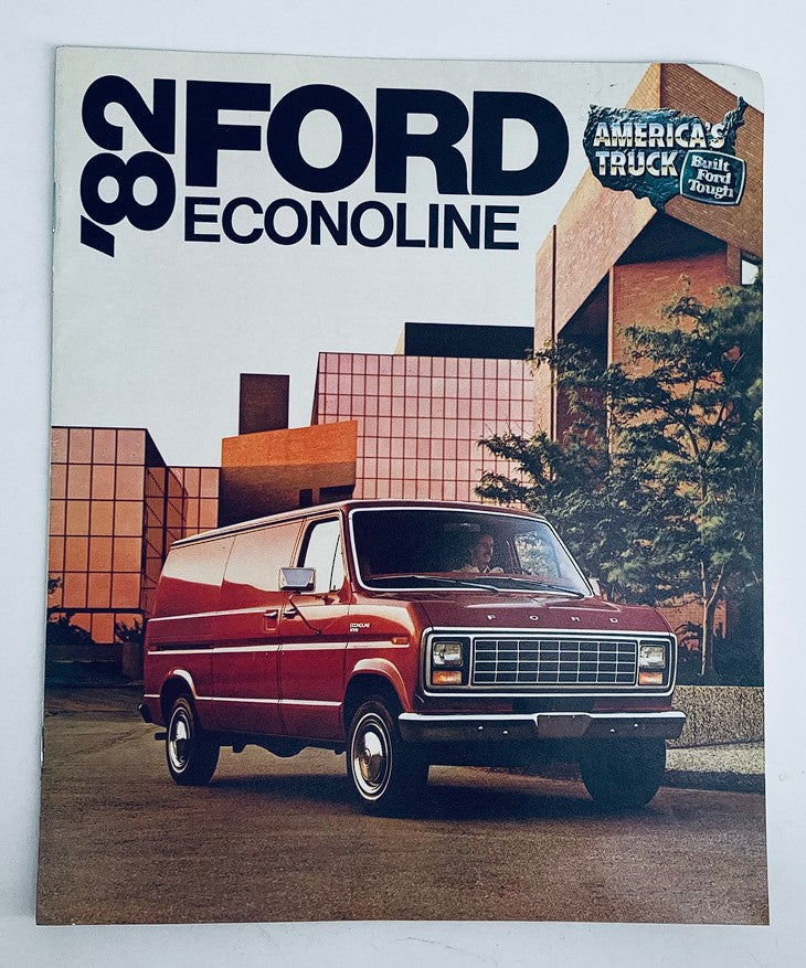 1982 Ford Econoline Truck Dealer Showroom Sales Brochure Guide Catalog