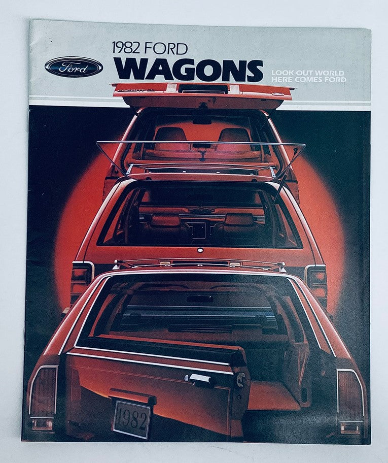 1982 Ford Wagons Dealer Showroom Sales Brochure Guide Catalog