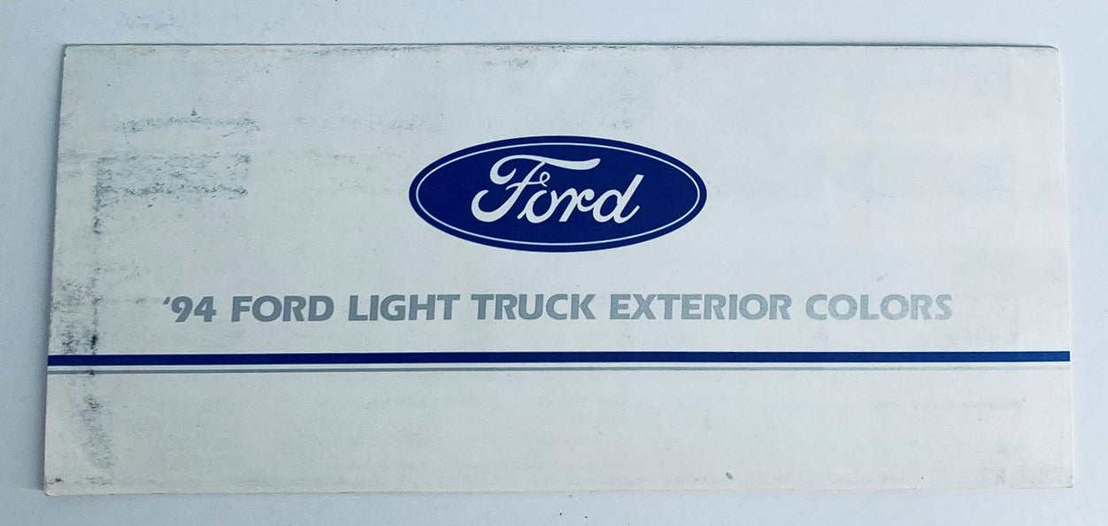 1994 Ford Truck Exterior Colors Dealer Showroom Sales Brochure Guide Catalog