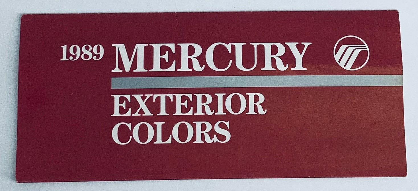 1993 Mercury Exterior Colors Dealer Showroom Sales Brochure Guide Catalog