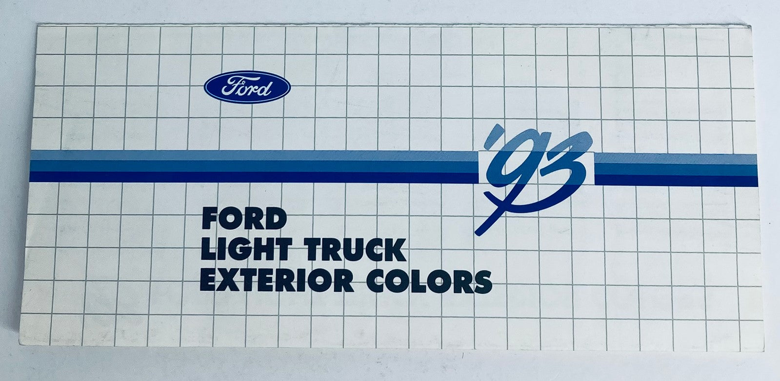 1993 Ford Light Truck Exterior Colors Showroom Sales Brochure Guide Catalog