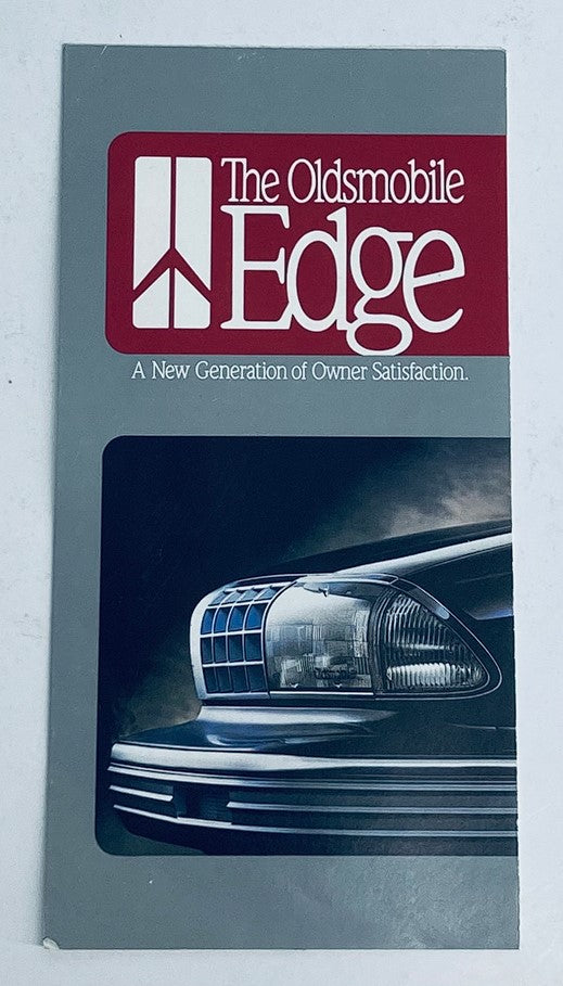 1990 Oldsmobile Edge Lineup Dealer Showroom Sales Brochure Guide Catalog