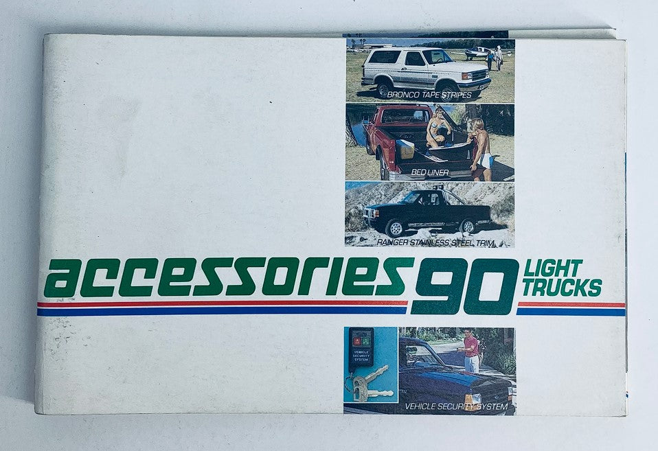 1990 Ford Light Trucks Accessories Dealer Showroom Sale Brochure Guide Catalog