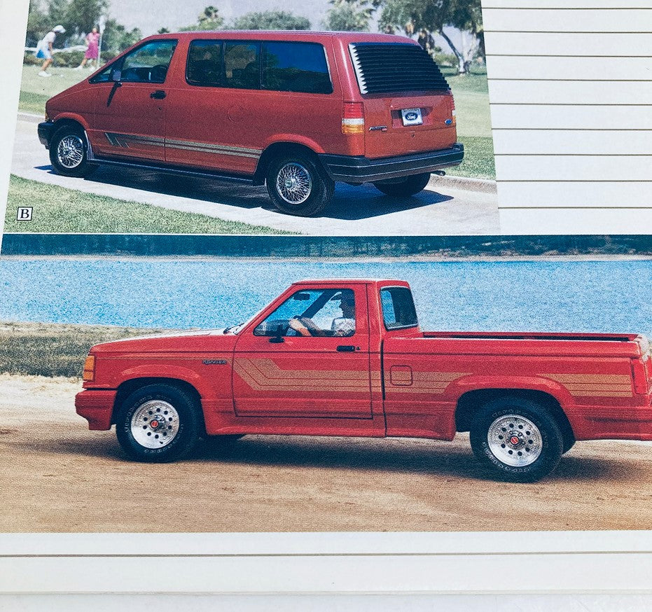 1989 Ford Light Trucks Accessories Dealer Showroom Sale Brochure Guide Catalog