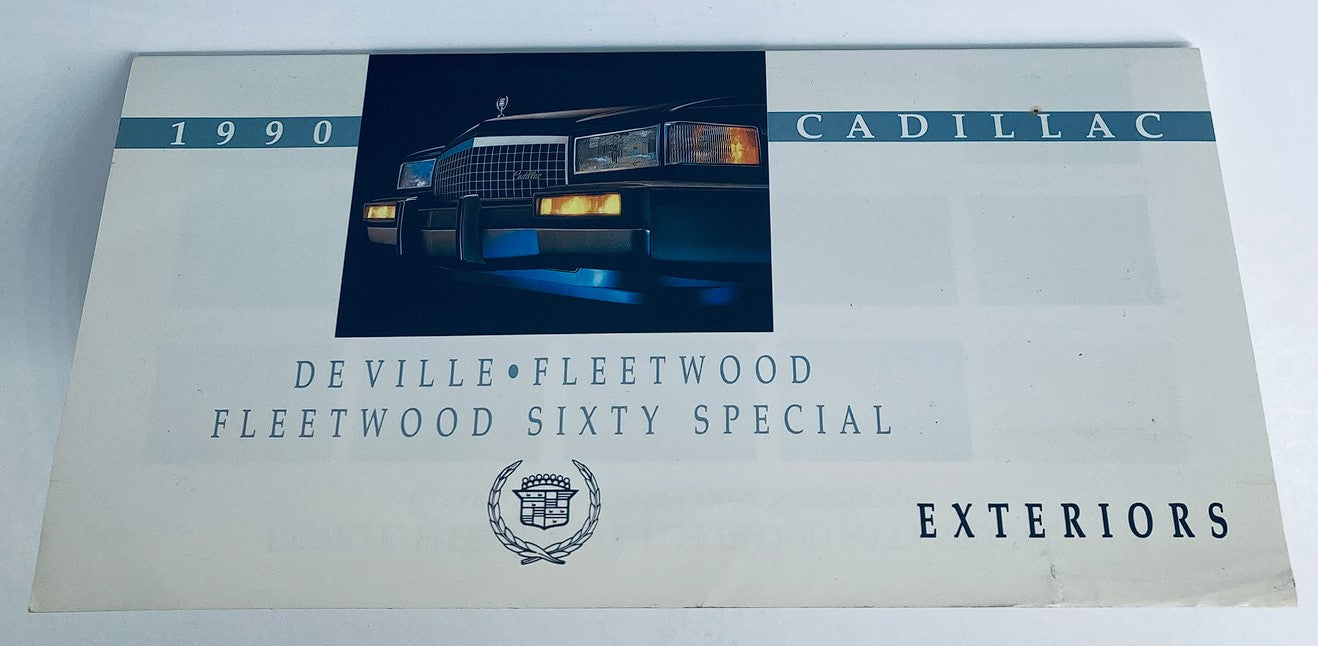 1990 Cadillac Fleetwood 60 Exteriors Dealer Showroom Sale Brochure Guide Catalog