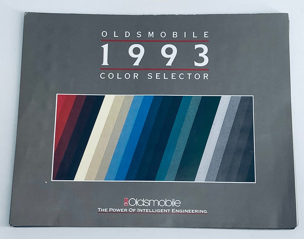 1993 Oldsmobile Color Selector Dealer Showroom Sale Brochure Guide Catalog