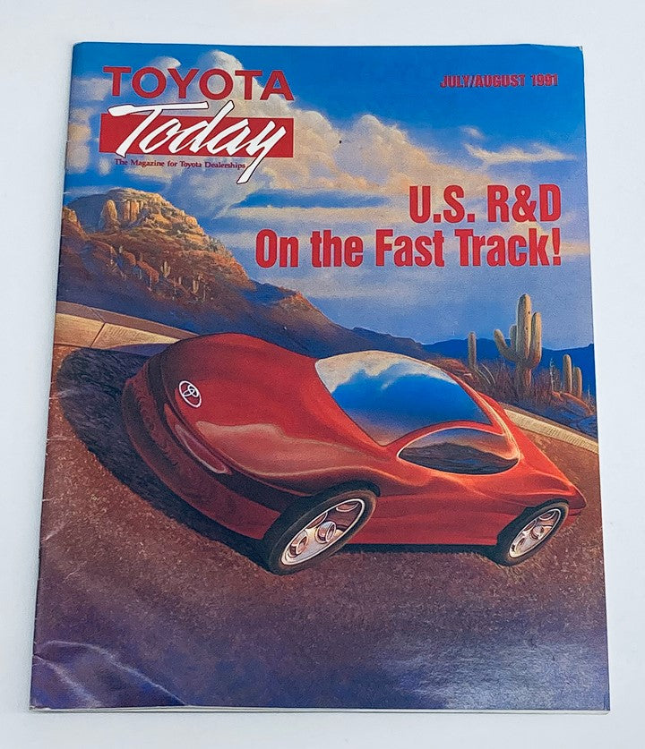 VTG Toyota Today Magazine July / August 1991 U.S. R&D On the Fast Track No Label