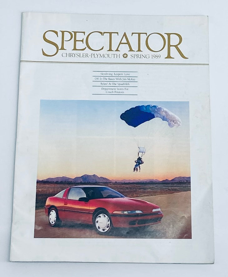 1989 Chrysler-Plymouth Spectator Dealer Showroom Sales Guide Catalog