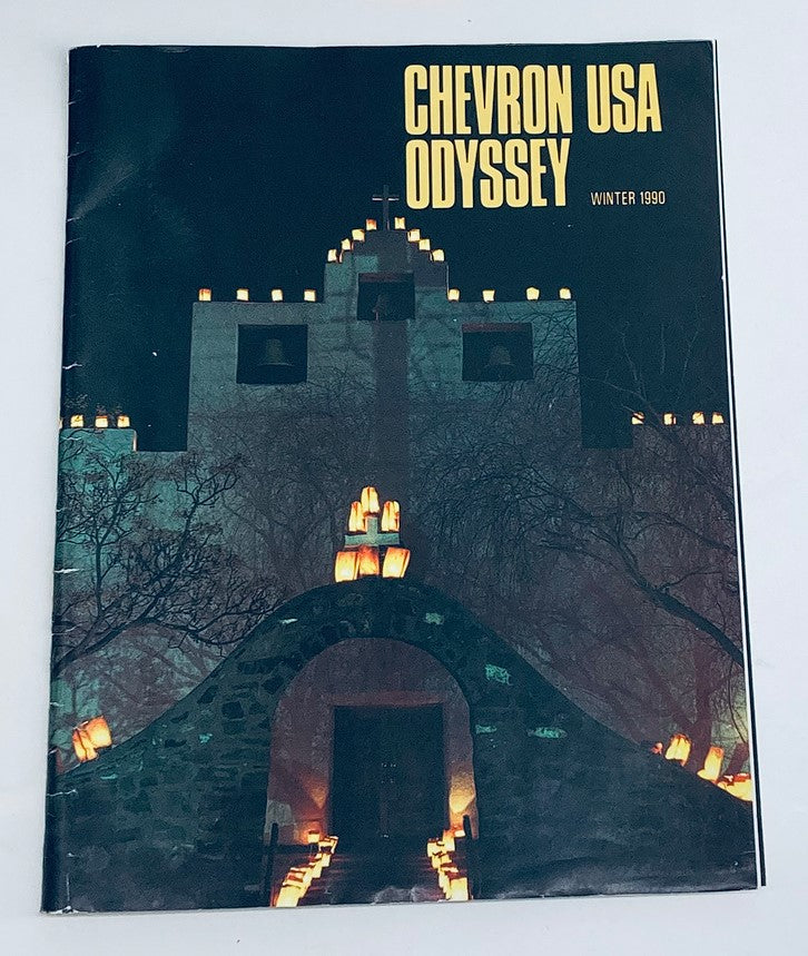 VTG Chevron USA Odyssey Magazine Winter 1990 The Travel Club Guide