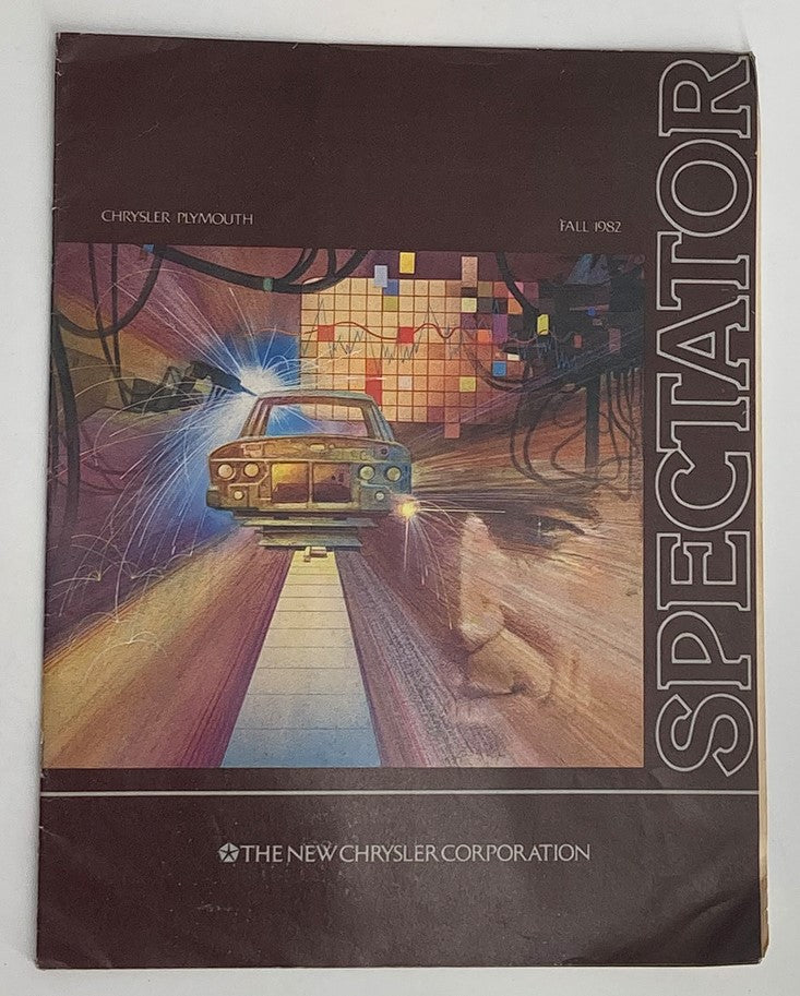 1982 Chrysler-Plymouth Spectator Dealer Showroom Sales Brochure Guide Catalog