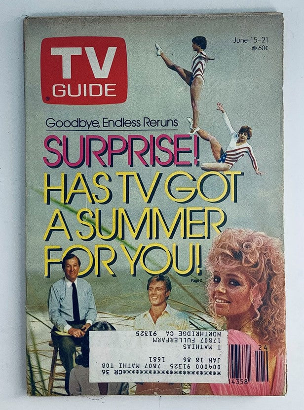 TV Guide Magazine June 15 1985 Connie Chung, Teri Copley LA Metro Ed.