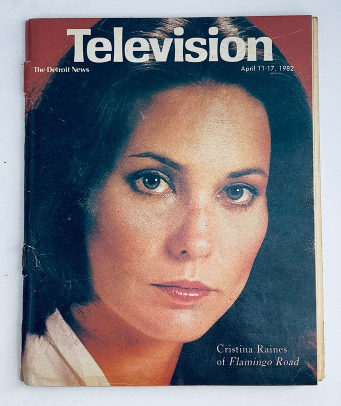 VTG Television The Detroit News Magazine April 11 1982 Cristina Raines No Label