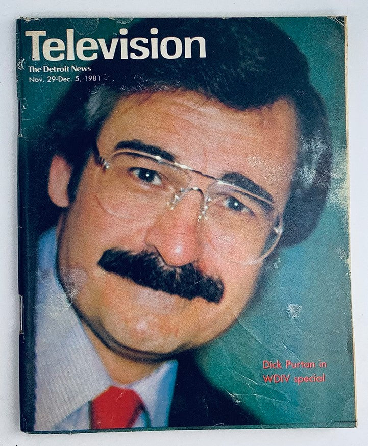 VTG Television The Detroit News Magazine November 29 1981 Dick Purtan No Label