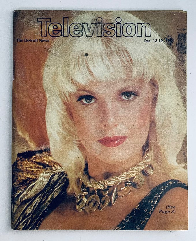 VTG Television The Detroit News Magazine December 13 1981 Ann Jillian No Label