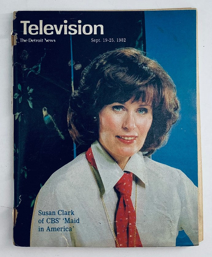 VTG Television The Detroit News Magazine September 19 1982 Susan Clark No Label