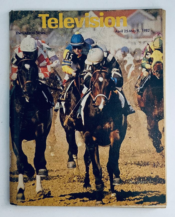 VTG Television The Detroit News Magazine April 25 1982 The Derby No Label