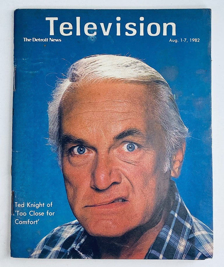 VTG Television The Detroit News Magazine August 1 1982 Ted Knight No Label