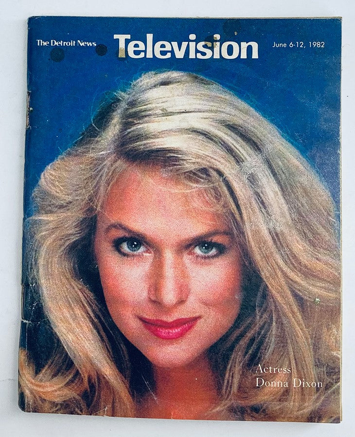 VTG Television The Detroit News Magazine June 6 1982 Donna Dixon No Label