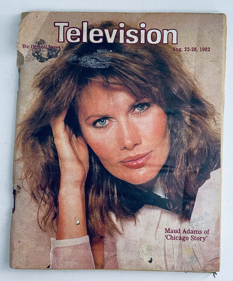 VTG Television The Detroit News Magazine August 22 1982 Maud Adams No Label