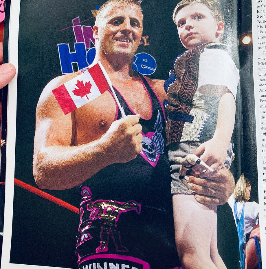 WWF World Wrestling Federation Magazine Owen Hart Tribute 1965-1999 w Poster