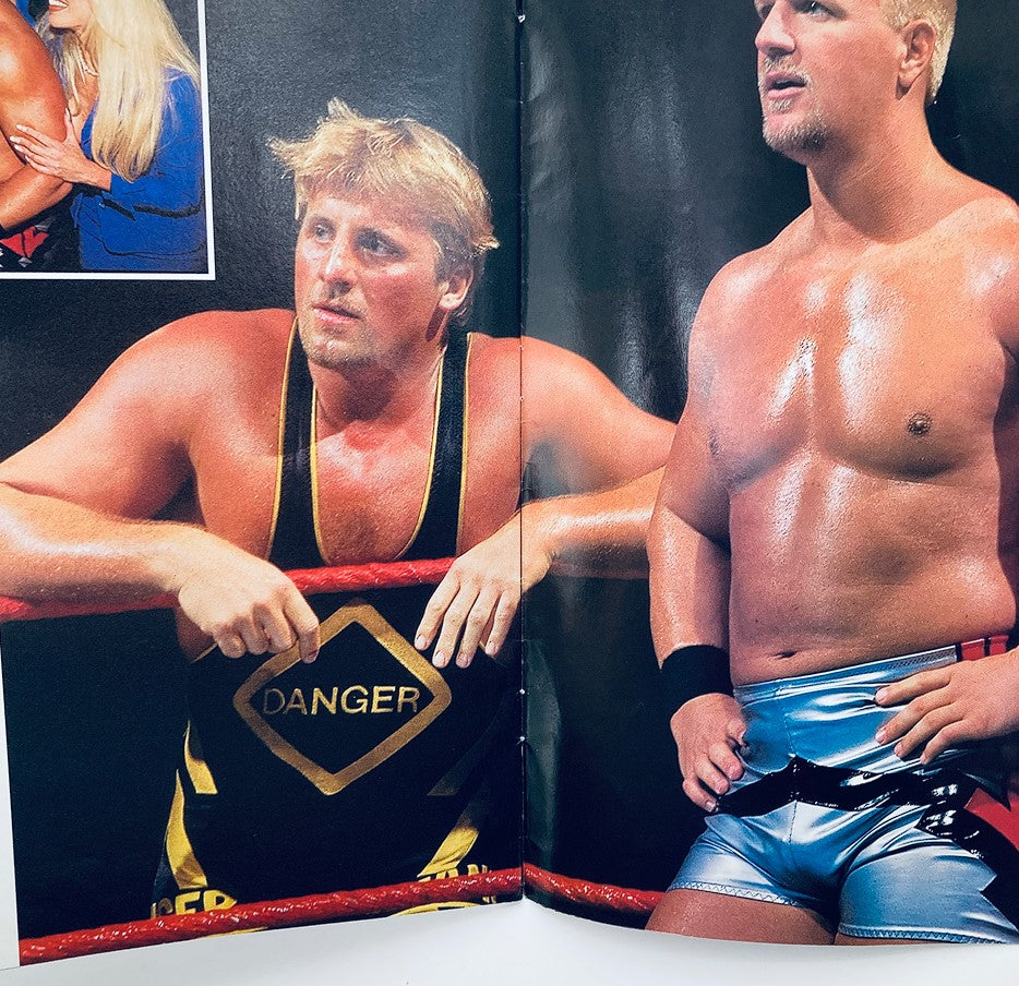 WWF World Wrestling Federation Magazine Owen Hart Tribute 1965-1999 w Poster