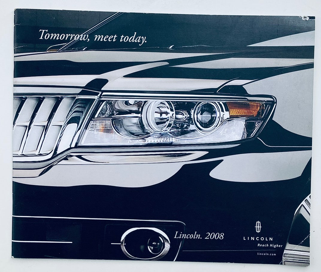 2008 Lincoln Lineup Dealer Showroom Sales Brochure Guide Catalog