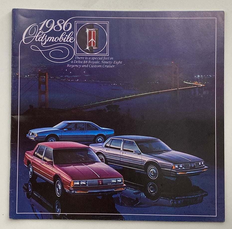 1986 Oldsmobile Delta 88 Royale Dealer Showroom Sales Brochure Guide Catalog