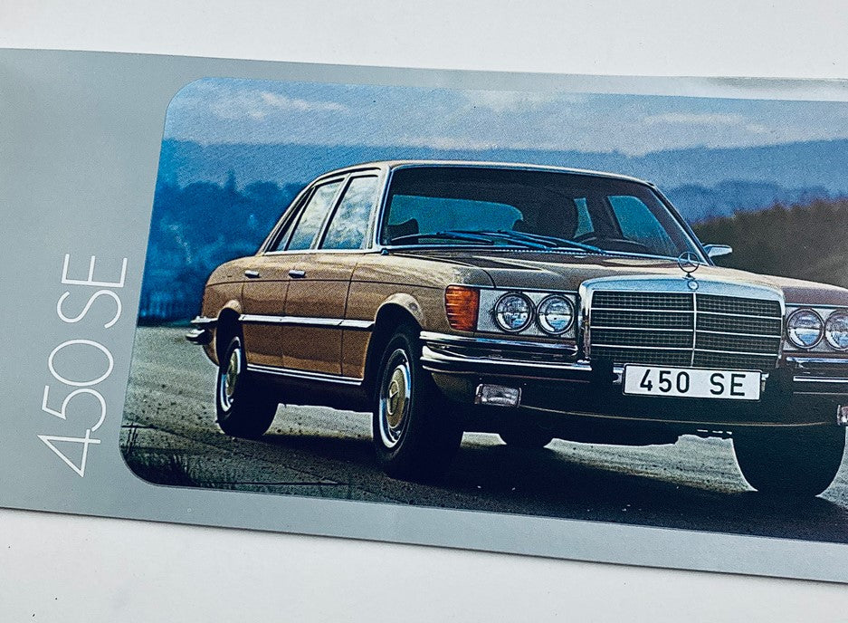 1972 Mercedes-Benz 450 SE Lineup Dealer Showroom Sales Brochure Guide Catalog