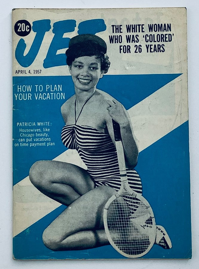 VTG Jet Magazine April 4 1957 Patricia White How To Plan Your Vacation No Label