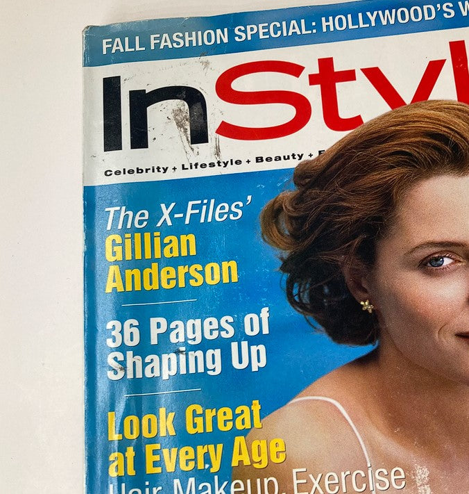 InStyle Magazine June 1998 The X-Files Gillian Anderson & Julia Roberts No Label