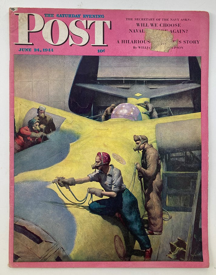 The Saturday Evening Post June 24 1944 Keep Moving, Captain Botts!