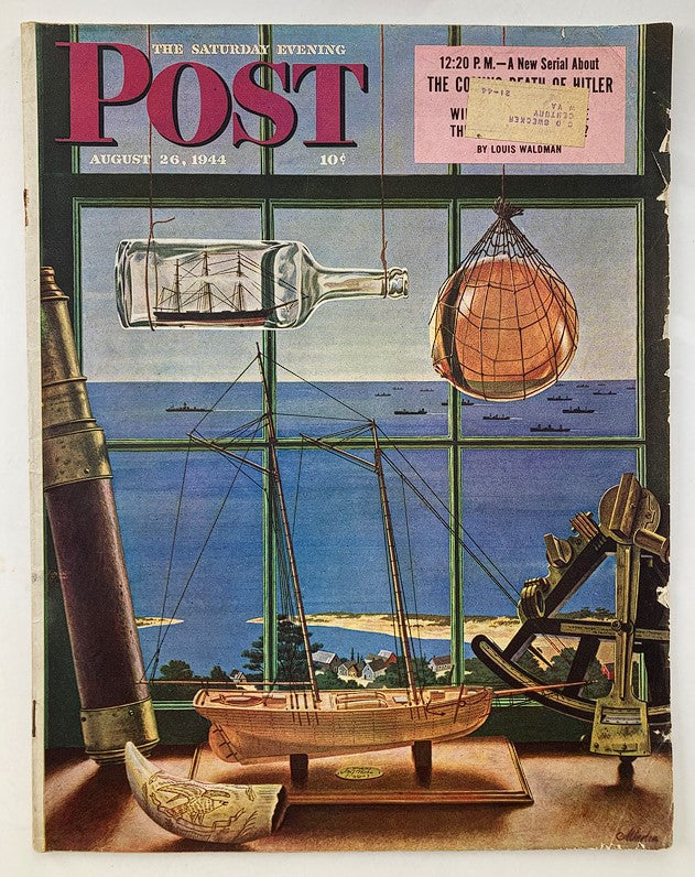 The Saturday Evening Post August 26 1944 Convoy Cover Design by John Atherton