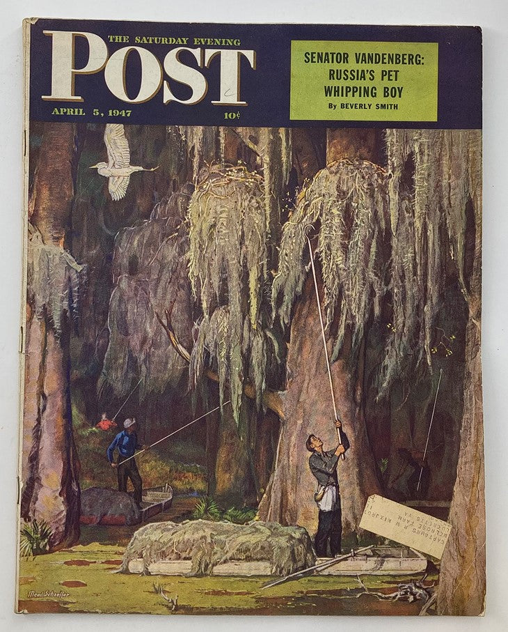 The Saturday Evening Post April 5 1947 Geographical American Family by Mead S.