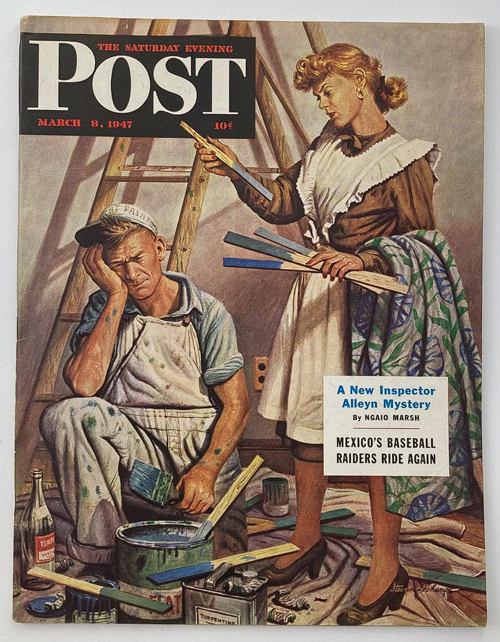 The Saturday Evening Post March 8 1947 Mrs. Russell Kuhner by Stevan Dohanos