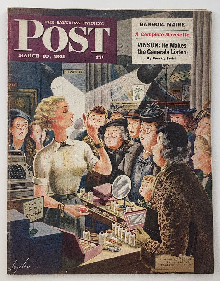 The Saturday Evening Post March 10 1951 Vinson: He Makes the Generals Listen