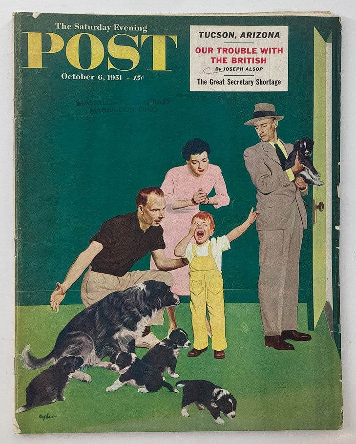 The Saturday Evening Post October 6 1951 Our Trouble with The British