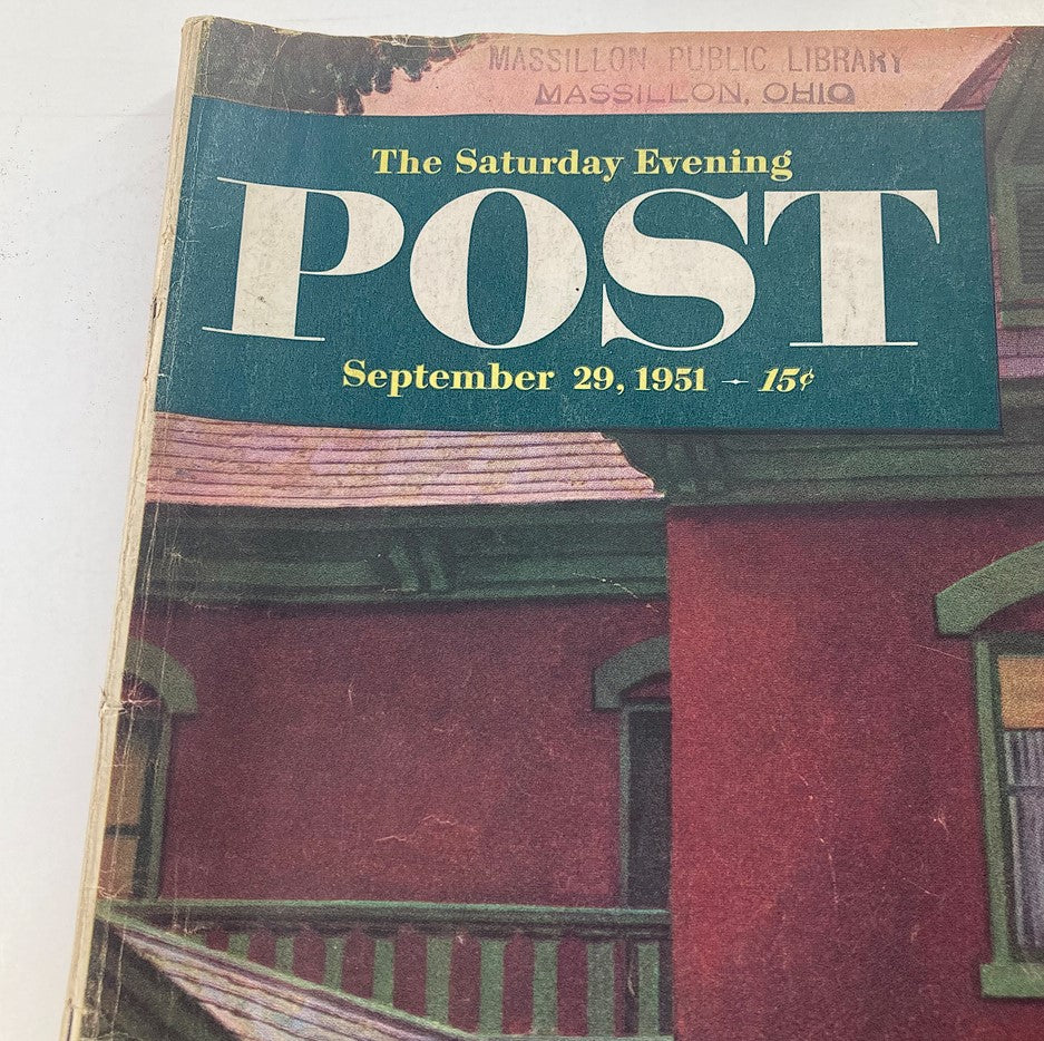 The Saturday Evening Post September 29 1951 Hedy Lamarr Sells Her Past