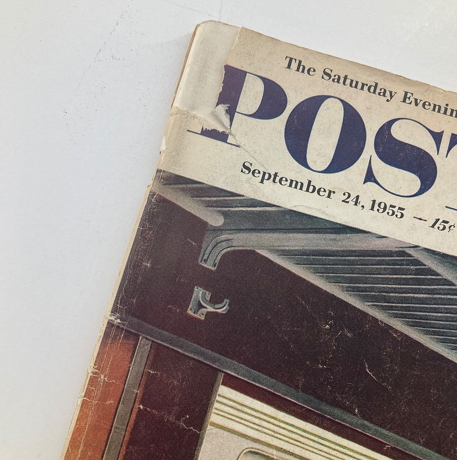 The Saturday Evening Post September 24 1955 College with Big-Time Football Blues