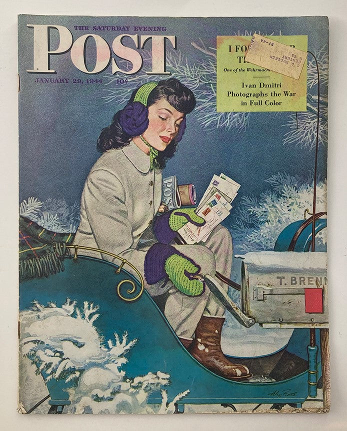 The Saturday Evening Post January 29 1944 Ivan Dmitri Photographs the War