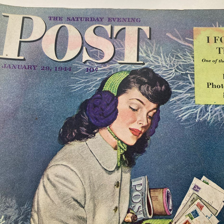 The Saturday Evening Post January 29 1944 Ivan Dmitri Photographs the War