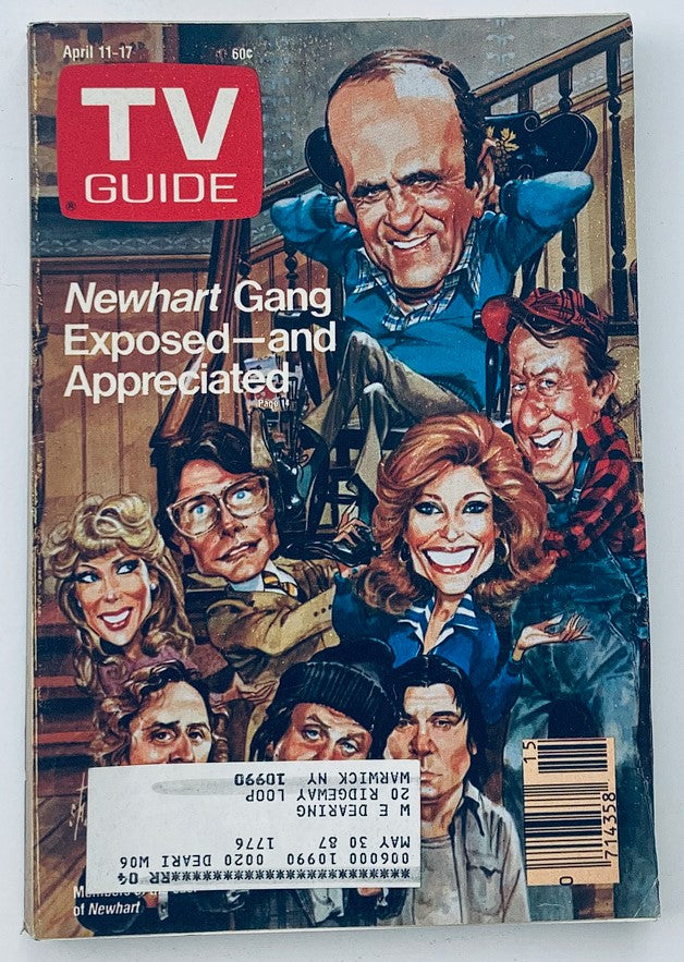 TV Guide Magazine April 11 1987 Julia Duffy, Mary Frann Bob Newhart NY Metro Ed.