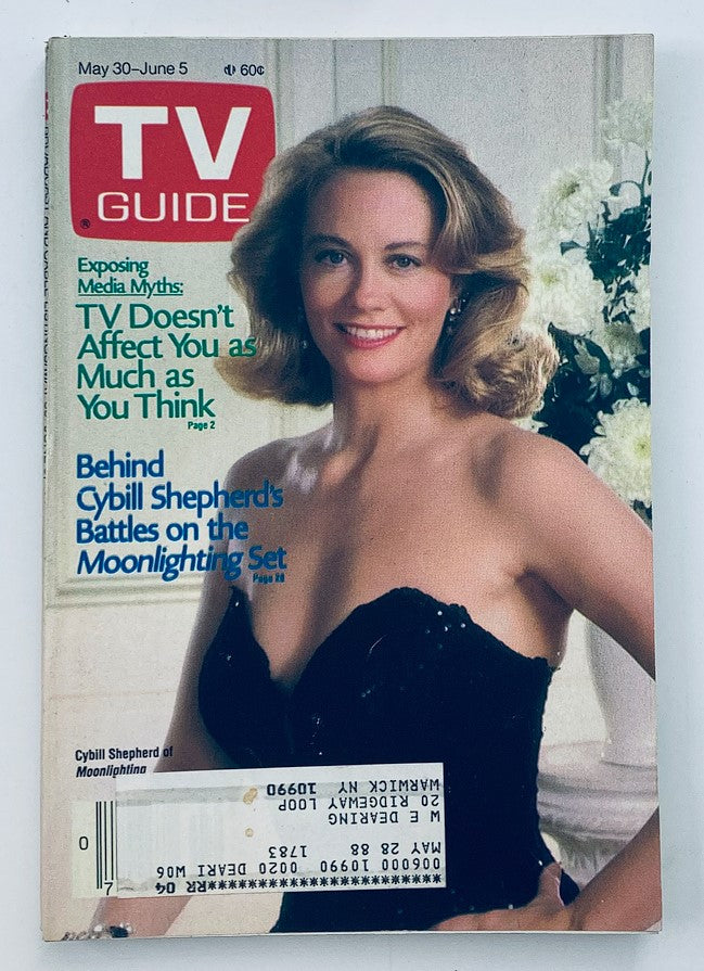 TV Guide Magazine May 30 1987 Cybill Shepherd of Moonlighting NY Metro Ed.