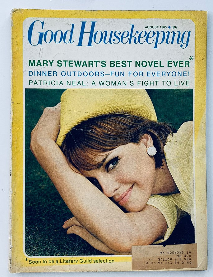 Good Housekeeping Magazine August 1965 Patricia Neal A Woman's Fight to Live