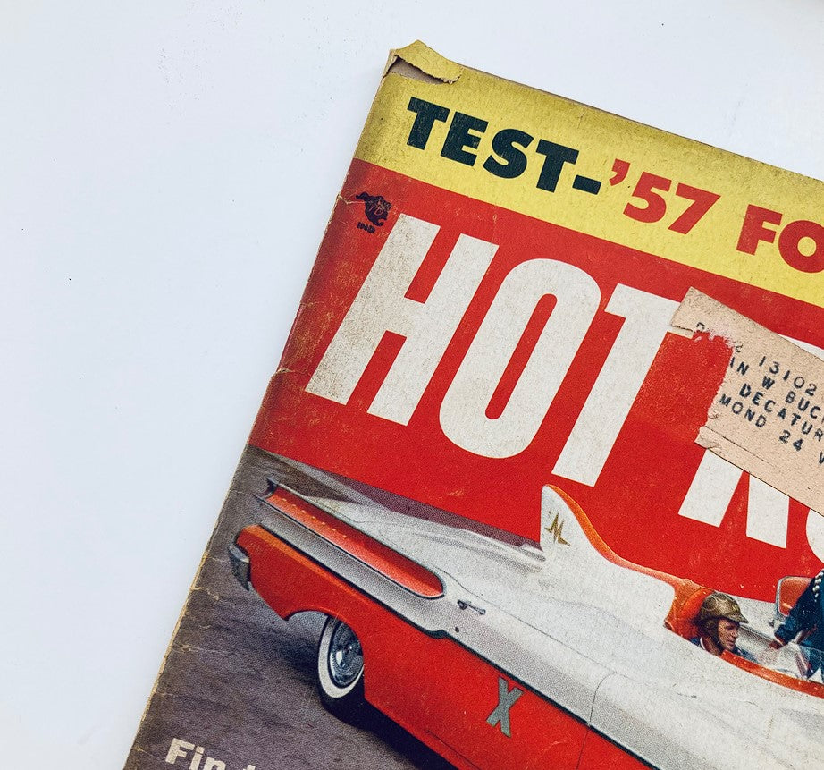 VTG Hot Rod Magazine July 1957 Fin-tailed '57 Merc Styled for Speed