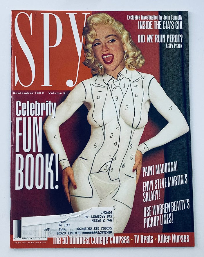 Spy Magazine September 1992 Paint Madonna and Envy Steve Martin's Salary