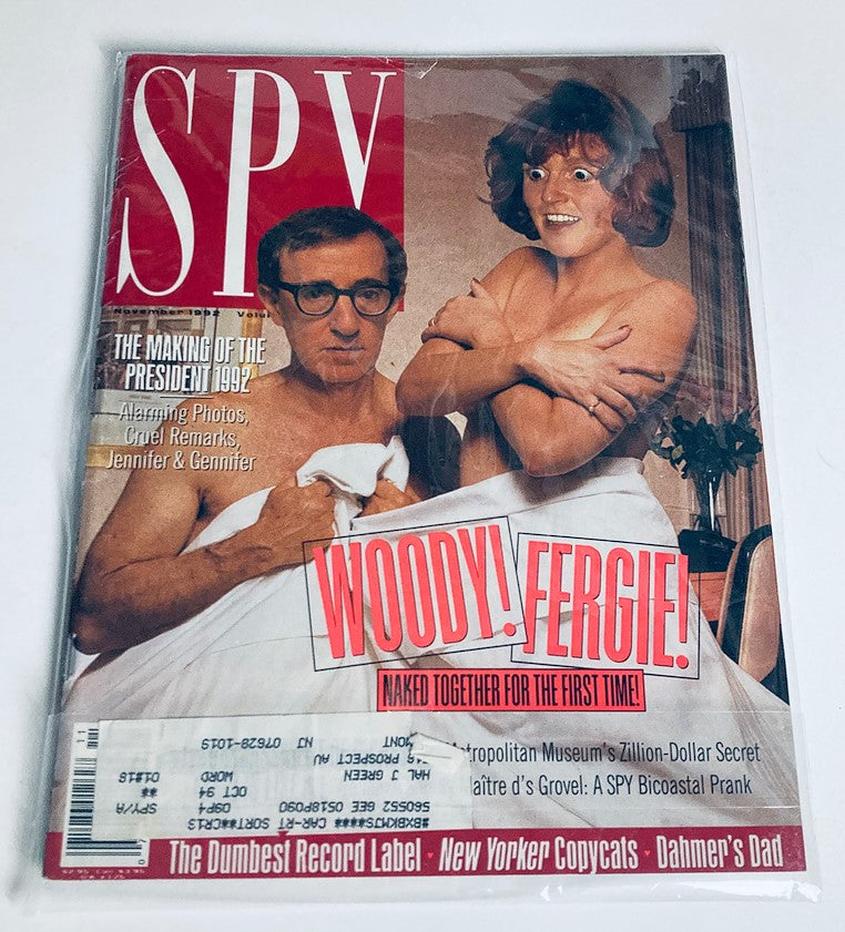 Spy Magazine November 1992 Woody Allen and Fergie Naked Together